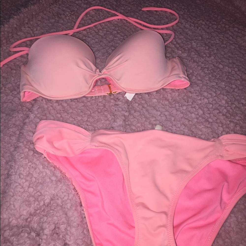 Two piece pink bikini (SOLD)